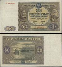 50 złotych 15.05.1946, seria Ł, numeracja 887998