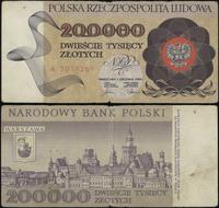 200.000 złotych 1.12.1989, seria A, numeracja 30