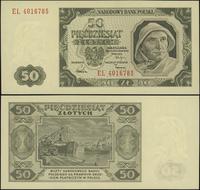 50 złotych 01.07.1948, seria EL, minimalnie ugię