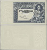 20 złotych 20.06.1931, na stronie głównej jedyni