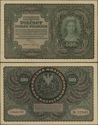 500 marek polskich 23.08.1919, I Serja CE, na ma