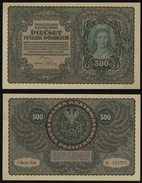 500 marek polskich 23.08.1919, I Serja BA, delik