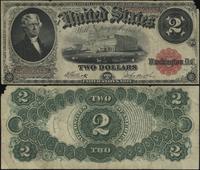 2 dolary 1917, czerwona pieczęć, podpisy: Elliot