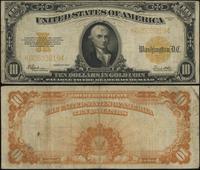 10 dolarów 1922, żółta pieczęć, podpisy: Speelma