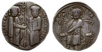 grosz (1229-1249), Aw: Stojący św. Marek i doża 