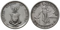 50 centavos 1944S, srebro "750", 10.00 g, KM 183