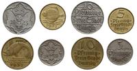 2 x 5 fenigów, 2 x 10 fenigów 1923,1932, 5 fenig