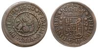 4 maravedis 1742, Segovia, miedż 4.48 g, Cayon 8