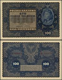 100 marek polskich 23.08.1919, IH SERJA B, piękn