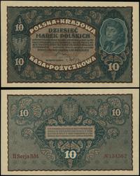 10 marek polskich 23.08.1919, seria II-BM, No 13