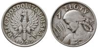1 złoty  1925, Londyn, Parchimowicz 107.b