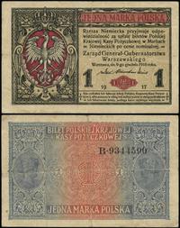 1 marka polska 9.12.1916, seria B numeracja 9344
