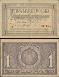 1 marka polska 17.05.1919, seria PF, numeracja 9