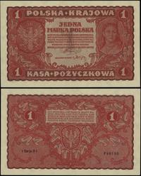1 marka polska 23.08.1919, I Serja BJ, numeracja