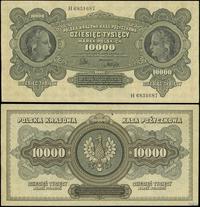 10.000 marek 11.03.1922, seria H, numeracja 6831