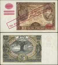 100 złotych 9.11.1934, Ser. C.T., numeracja 6058