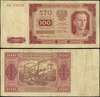 100 złotych 1.07.1948, seria GR, numeracja 47345
