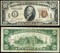 10 dolarów 1934 A, brązowa pieczęć, seria L 4518