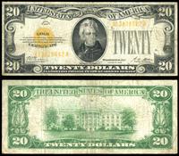 20 dolarów 1928 , żółta pieczęć, seria A 1382858