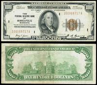 100 dolarów 1929, brązowa pieczęć, seria I 00069