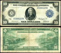 10 dolarów 1914, niebieska pieczęć, seria G 5996
