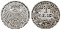 1 marka 1909 / J, Hamburg, bardzo rzadka, Jaeger