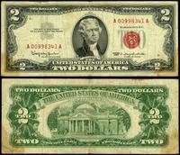 2 dolary 1963, czerwona pieczęć, seria A 0099834