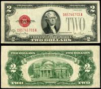 2 dolary 1928 G, czerwona pieczęć, seria D857467