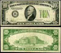 10 dolarów 1934 , zielona pieczęć, seria B381207