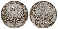 2 marki 1901/A, Berlin, rzadkie, J. 80