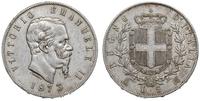 5 lirów 1873/M, Mediolan, KM 8.3