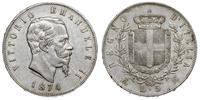 5 lirów 1874/M, Mediolan