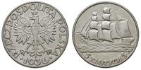 5 złotych 1936, Warszawa, Żaglowiec, moneta lekk