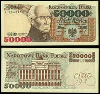 50 000 złotych 16.11.1993, seria L 7268957, Miłc