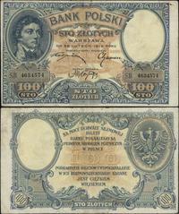 100 złotych 28.02.1919, seria B numeracja 463457