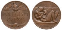 1924, Warszawa, Medal "Poległym Cześć" - na górz
