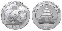 10 juanów 2008, Misie Panda, srebro 31.20g "999"