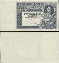 20 złotych 20.06.1931, banknot bez oznaczenia se