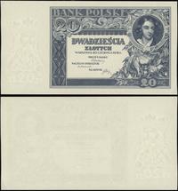 20 złotych 20.06.1931, banknot bez oznaczenia se