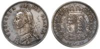 1/2 korony 1887, srebro 14.09g, patyna, Spink 39