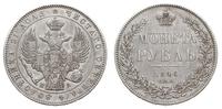 rubel 1846/ПA, Petersburg, rysy w tle, Bitkin 20