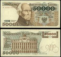 50.000 złotych 1.12.1989, Seria H, Miłczak 176.a