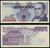 100.000 złotych 16.11.1993, Seria K, Miłczak 192