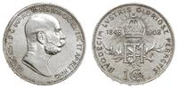 1 korona 1908, 60-lecie panowania, pięknie zacho