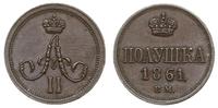 połuszka 1861 / BM, Warszawa, kropka po dacie, b