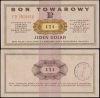 1 dolar 1.10.1969, seria FD 2658810, złamany w p