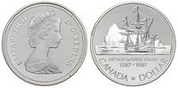 dolar 1987, John Davis, srebro ''500'', 23.17 g,
