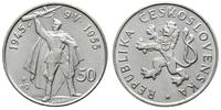 50 koron 1955, srebro ''900'', 20.01 g, KM. 44