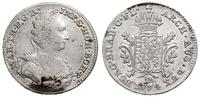 1/2 dukatona 1754/AN, Antwerpia, srebro 16.59 g,