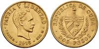 2 peso 1916, złoto 3.35 g